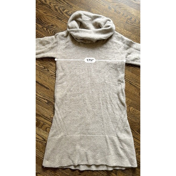 Anthropologie Sonoran Wool Cashmere Blend Cowl Neck Sweater Dress Size Small - Picture 6 of 8